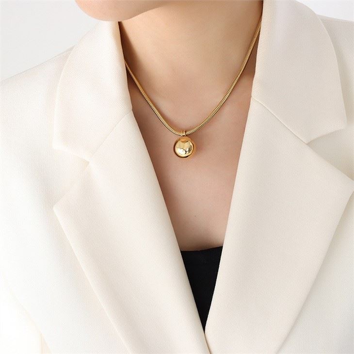 round snake chain gold