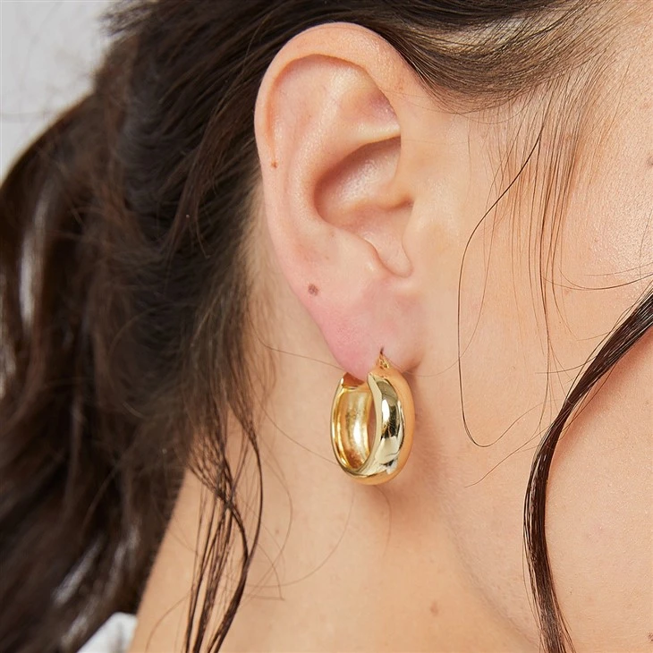 bold huggie hoops mejuri