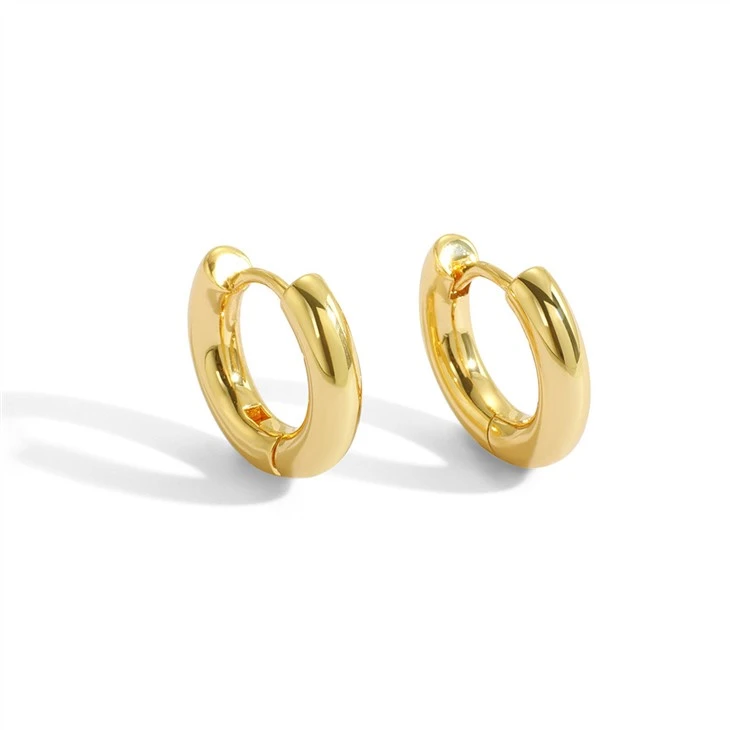 Plain Gold Huggies