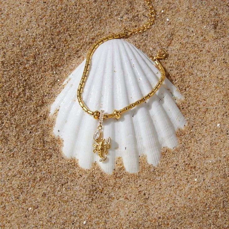 Sparkling Lobster Charm Bracelet best
